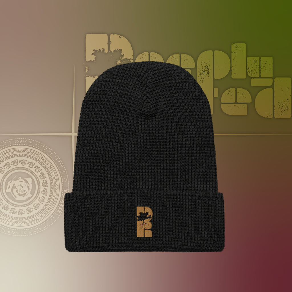 Deeply Rooted DR Logo Beanie | BLACK
