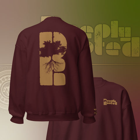 Deeply Rooted DR Crewneck | MAROON