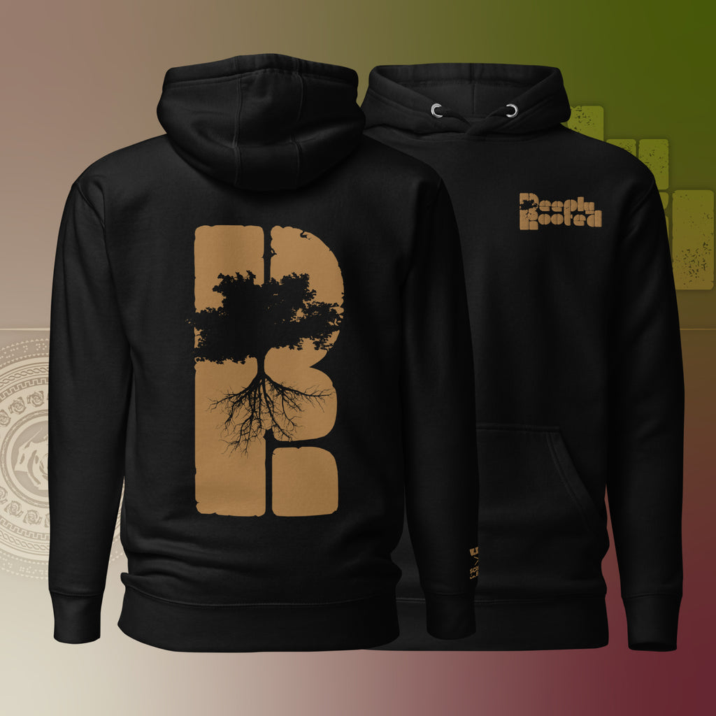 Deeply Rooted DR Hoodie | BLACK