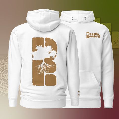 Deeply Rooted DR Hoodie | WHITE
